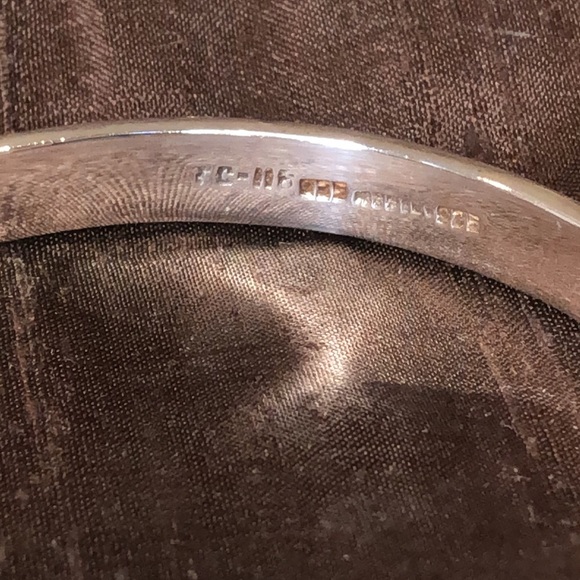 TAXCO Sterling Silver Cuff Bracelet Onyx Lapis Turquoise Malachite Azurite - Picture 7 of 10